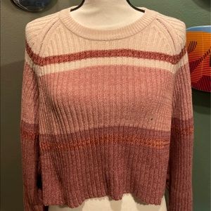 Aeropostale Crop Style Sweater New With Tags Size Medium Vintage 70’s Style!